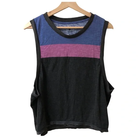 Free People Printed Love Tank | Retro Black Combo - Picture 6 of 13